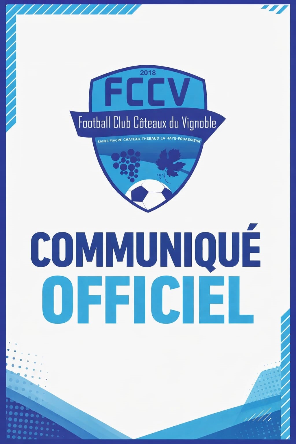 Illustration du communiqué officiel 